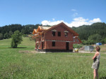 Huis buren in aanbouw
